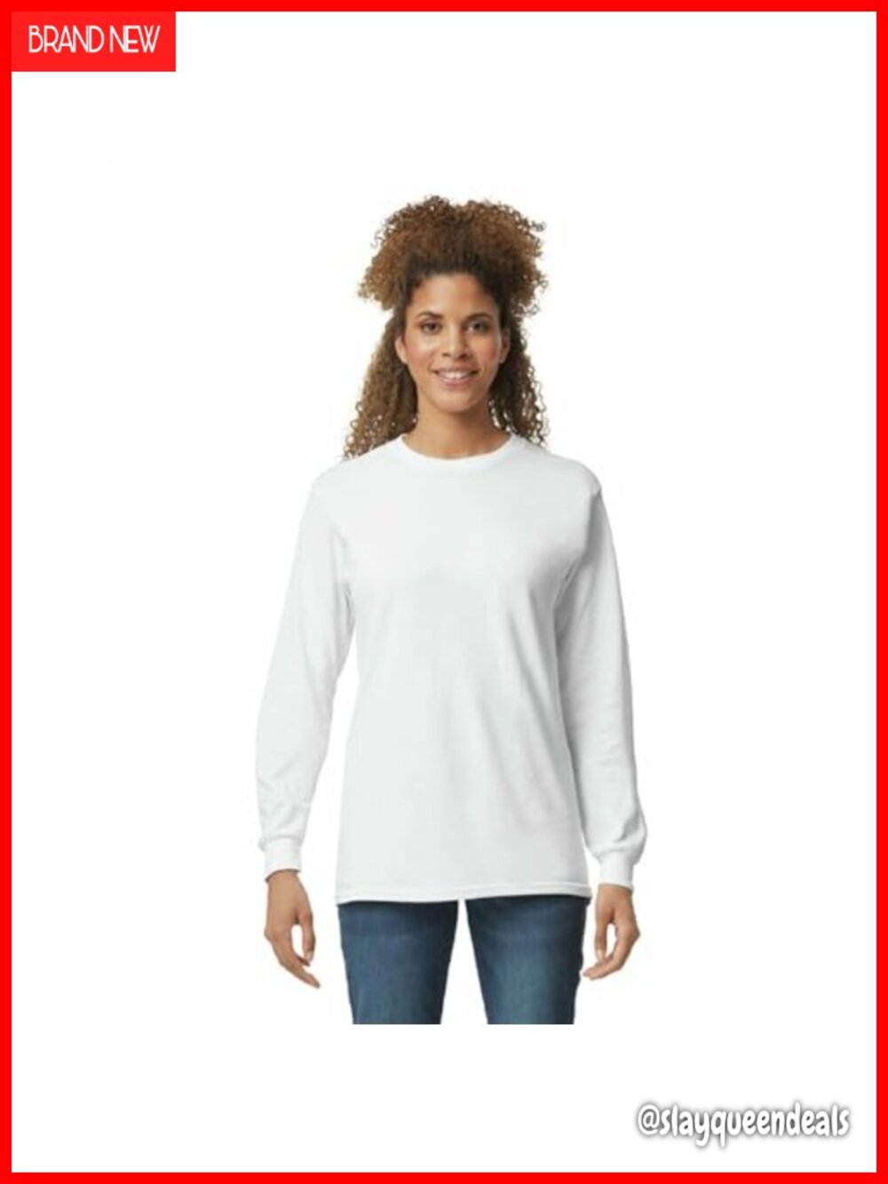 Ultra Cotton Long Sleeve T-Shirt Classic Fit Crew Neck Pull On